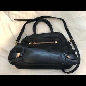 Black & gold purse